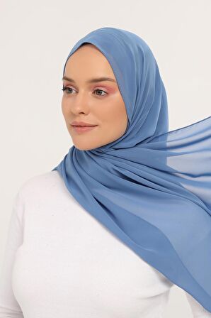 Hazır Lüks Pratik Hijablı  Şifon Şal