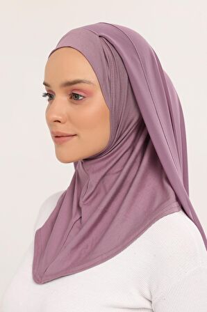 Hazır Lüks Pratik Hijablı  Şifon Şal