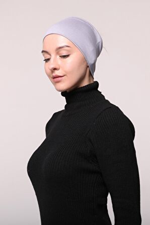 Kadın Penye Dikişsiz Tesettür Bandana Bone Spor Saç Bandı