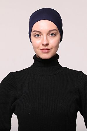 Kadın Penye Dikişsiz Tesettür Bandana Bone Spor Saç Bandı