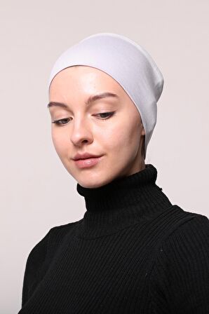 Kadın Penye Dikişsiz Tesettür Bandana Bone Spor Saç Bandı