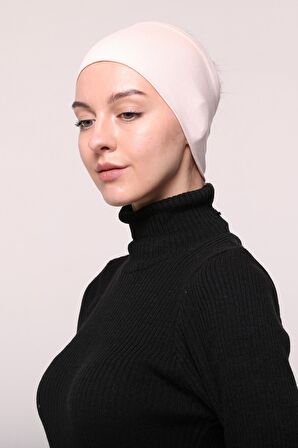 Kadın Penye Dikişsiz Tesettür Bandana Bone Spor Saç Bandı