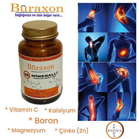 Buraxon Bor içeren gıda takviyesi Vitamin mineral Tablet boron supplement