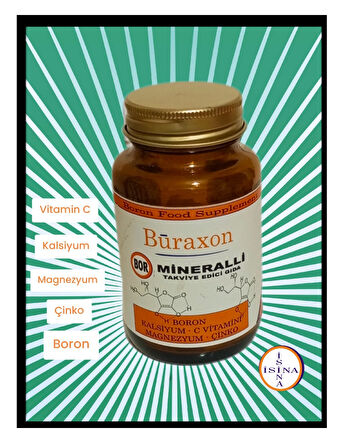 Buraxon Bor içeren gıda takviyesi Vitamin mineral Tablet boron supplement