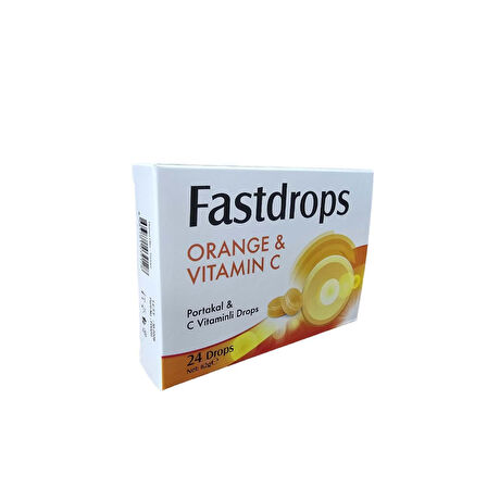 FAST DROPS PASTİL PORTAKAL & C VİTAMİNİ 24 LÜ