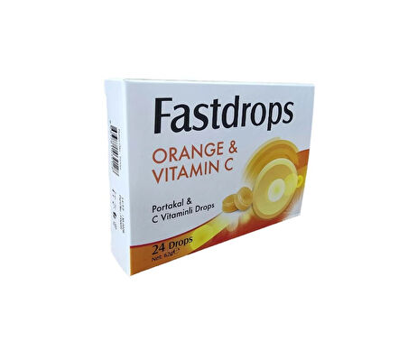 FAST DROPS PASTİL PORTAKAL & C VİTAMİNİ 24 LÜ