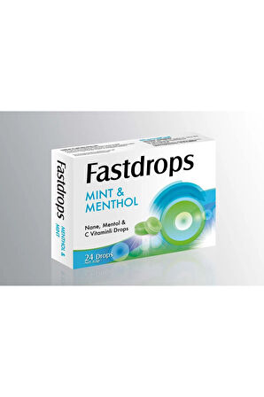 FAST DROPS PASTİL NANE & MENTOL 24 LÜ