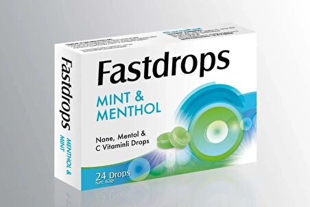 FAST DROPS PASTİL NANE & MENTOL 24 LÜ