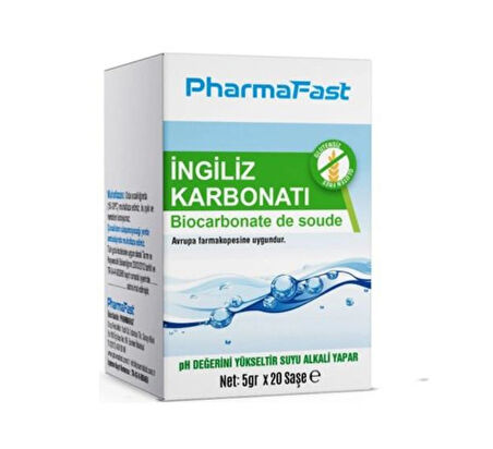 PHARMA FAST İNGİLİZ KARBONATI 5 GR 20 SAŞE