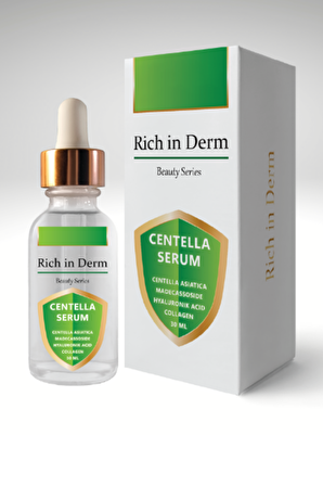 Rich in Derm Centella Serum Onarıcı Serum (CENTELLA ASİATİCA%70 HYALURONİK ASİT%1,5 COLLAGEN%2) c01