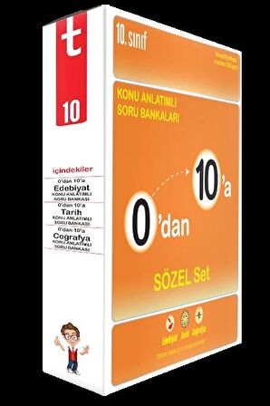 0'dan 10'a Konu Anlatımlı Soru Bankası Sözel Set
