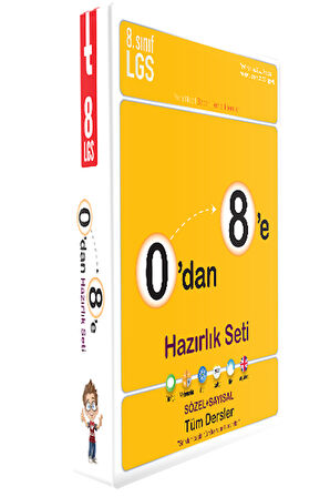 Tonguç 8. Sınıf LGS 0 dan 8 e Tüm Dersler Sözel Sayısal Hazırlık Seti Tonguç Akademi