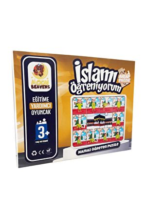 Islamı Öğreniyorum Namaz Puzzle Ahşap Oyuncak