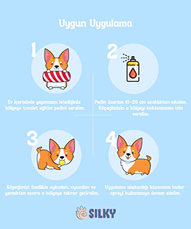 Silky - Kedi Uzaklaştırıcı ve Tuvalet Eğitim Spreyi ( 500ml )