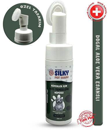 SilkyPetWash - Köpeklere Özel Pati Temizleme Köpüğü - 200ml