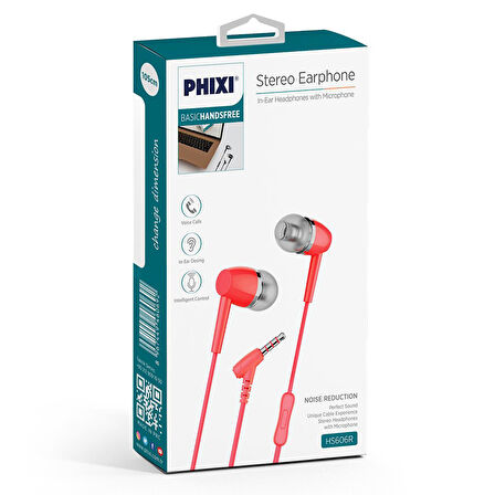 Phixi Basic HS606 Mikrofonlu Kulakiçi Kulaklık