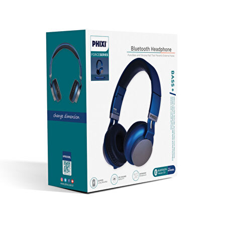 Phixi Force HP900 Bluetooth Kafaüstü Kulaklık