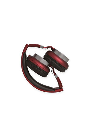 Phixi Force Hp900R Kırmızı Bluetooth Kafaüstü Kulaklık