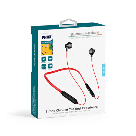 Phixi Basic BL725 IPX5 Boyundan Askılı Bluetooth Kulaklık
