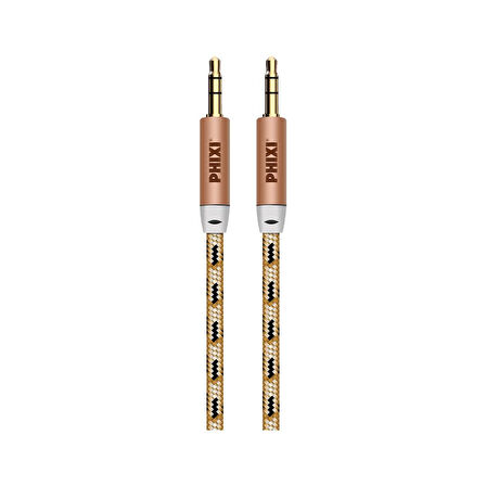 Phixi Basic A810 Hasır Örgü 3.5mm Aux Kablo