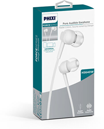 Phixi Force  HS640 Mikrofonlu Kulakiçi Kulaklık