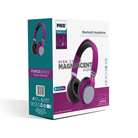 Phixi Force HP900 Bluetooth Kafaüstü Kulaklık