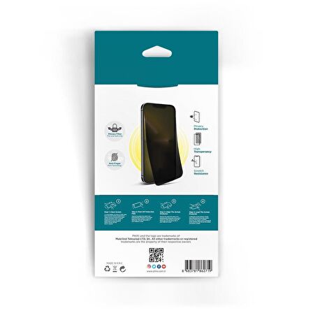 Phixi Privacy Nano İphone 13 Mini Ekran Koruyucu