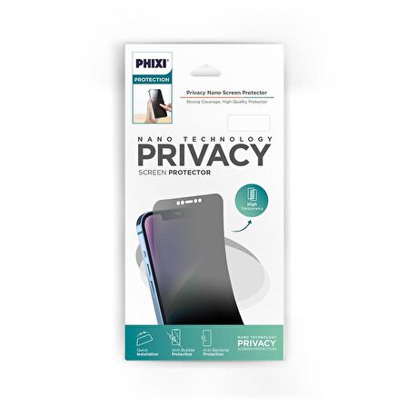 Phixi Privacy Nano İphone 14 Plus  Ekran Koruyucu