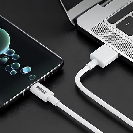 Phixi Force CB433 USB-A to Type-C 33W Şarj ve Data Kablosu – Hızlı ve Dayanıklı