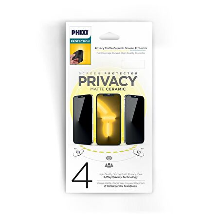 Phixi Hayalet Matte Ceramic İphone 11 Ekran Koruyucu