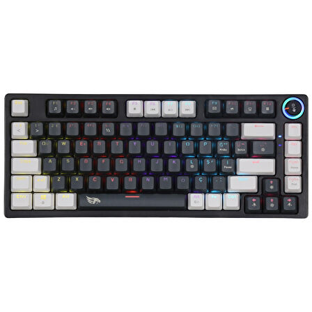 Gameagle Strike Compact MK-81X1ABR Mekanik Rainbow Işıklı Red Switch Gamer Oyuncu Klavye