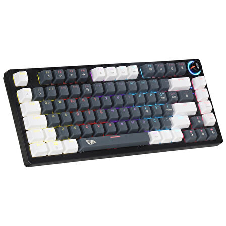 Gameagle Strike Compact MK-81X1ABR Mekanik Rainbow Işıklı Red Switch Gamer Oyuncu Klavye