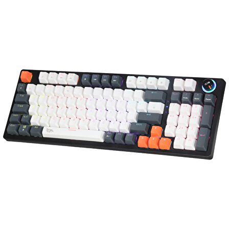 Gameagle Strike Plus MK-96X1BAB Mekanik Işıklı Blue Switch Gamer Oyuncu Klavye