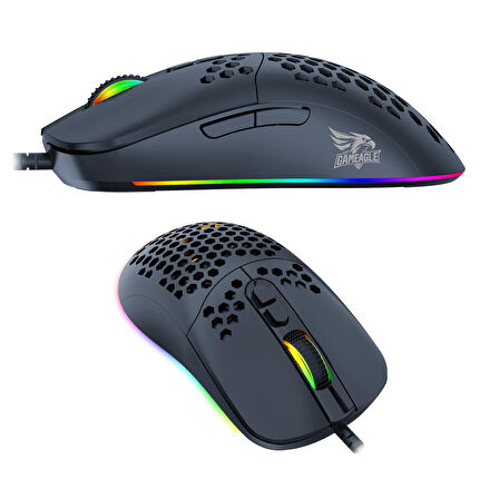 Gameagle GE69B Kablolu Optik Mouse (Siyah)