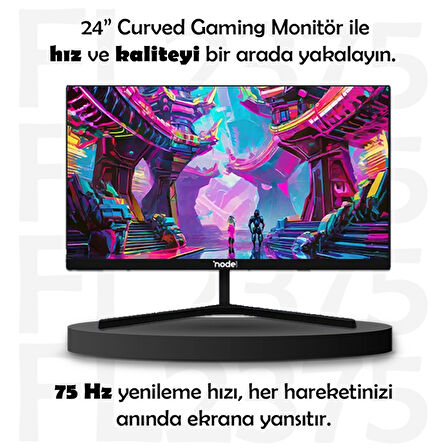 NODE GAME ND-FL2375 24" inç 75HZ Flat Gaming Monitör