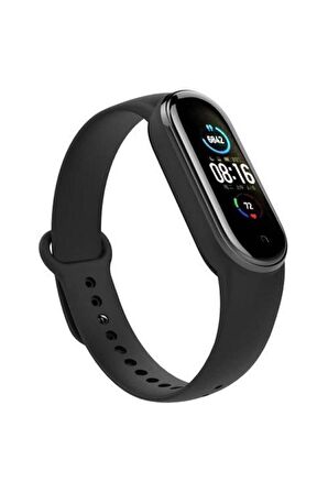 M5 Smart Watch Band Akıllı Bileklik Spor Modlu Full Fonksiyon Siyah