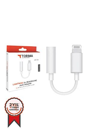 Torima JBC-100 iPhone 7 Aux Kulaklık Dönüştürücü Beyaz