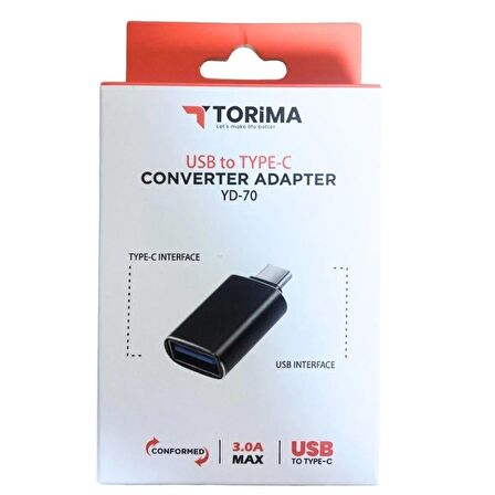 TORİMA USB/TYPE-C DÖNÜŞTÜRÜCÜ ADAPTÖR