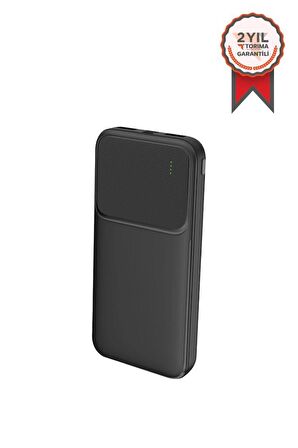 Torima FullMoon P-1010 10000 mAh Hızlı Şarj Powerbank Siyah 