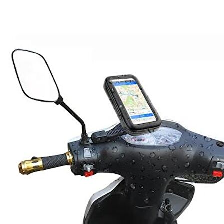 Torima JX-020/ XL 6.5 Su Geçirmez Bisiklet Motorsiklet Atv Motosiklet Telefon Tutucu Tutacağı