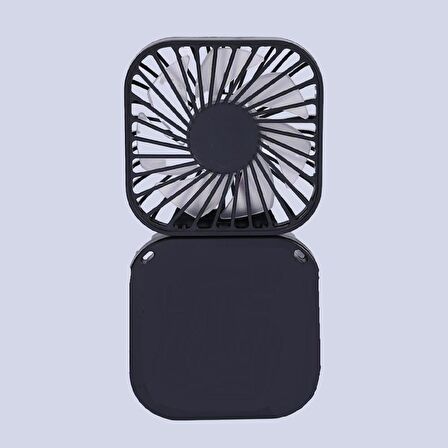 Torima F-05 Mini Fan Tutmalı Şarjlı 3 Kademeli Vantilatör Klima Soğutucu Fan Siyah