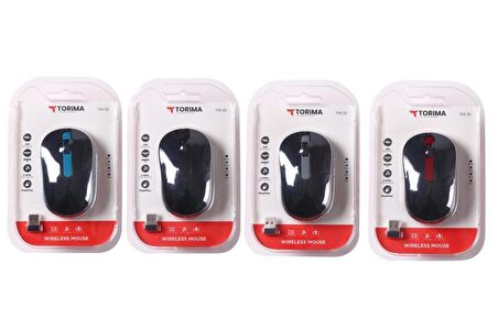 Torima TM-10 Ergonomik Kablosuz Kırmızı Optik Mouse