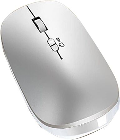 Torima TM-14 Ergonomik Sessiz Kablosuz Gümüş Optik Mouse