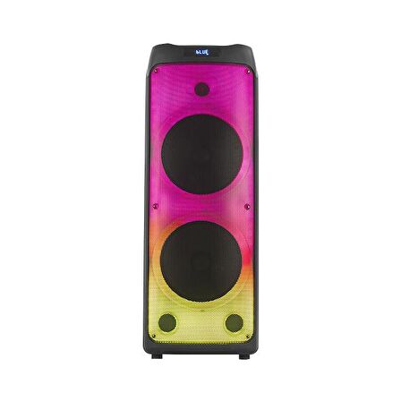 Torima Kolav-L2121 Mikrofonlu Kumandalı Rgb Ledli Taşınabilir Bluetooth Hoparlör Usb-Tf-Fm Radyo Siyah