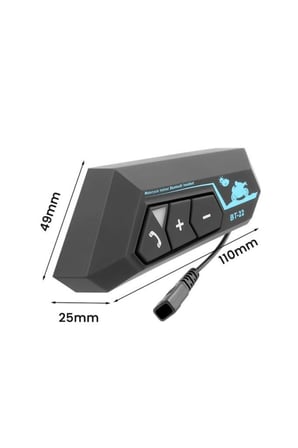 Torima Bluetooth Motosiklet Kulaklığı Intercom Siyah Motorsiklet Kulaklık
