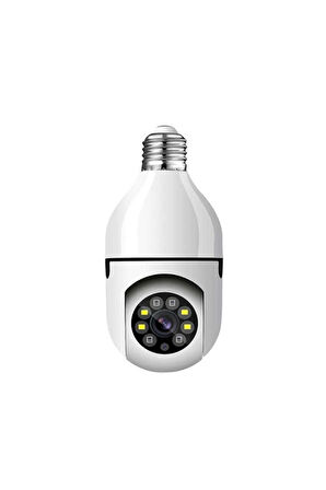 360° Full Hd 1080p Ampül Smart Ip Kamera 