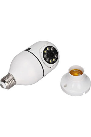 360° Full Hd 1080p Ampül Smart Ip Kamera 