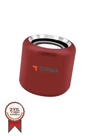 Torima D12 Taşınabilir Kablosuz Bluetooth Hoparlör Kırmızı