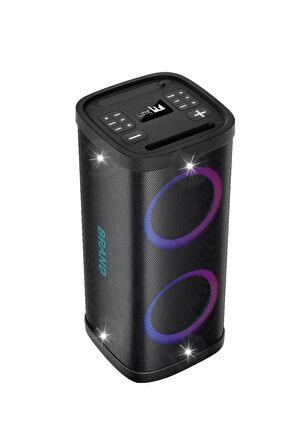 Torima D18 Taşınabilir Kablosuz Bluetooth Hoparlör Siyah