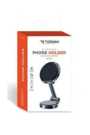 Torima JX-027 Ayarlanabilir Portatif Telefon Tutucu Masaüstü Telefon Standı Siyah 